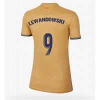 Fotbalové Dres Barcelona Robert Lewandowski #9 Dámské Venkovní 2022-23 Krátký Rukáv